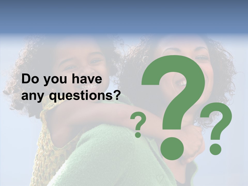 Female Play Mother PowerPoint Template