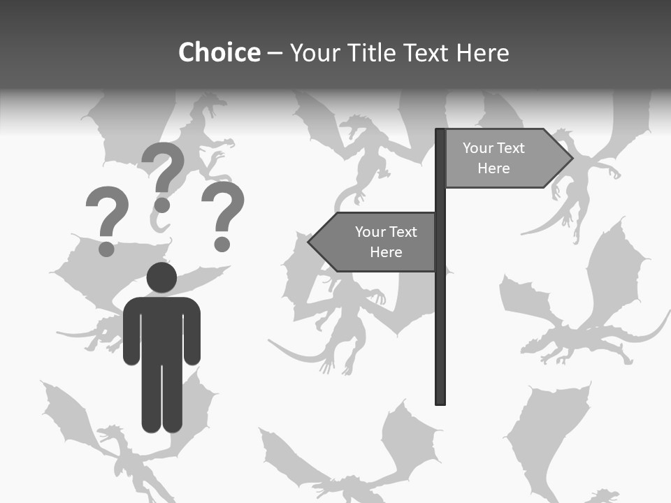 Human Writing Board PowerPoint Template