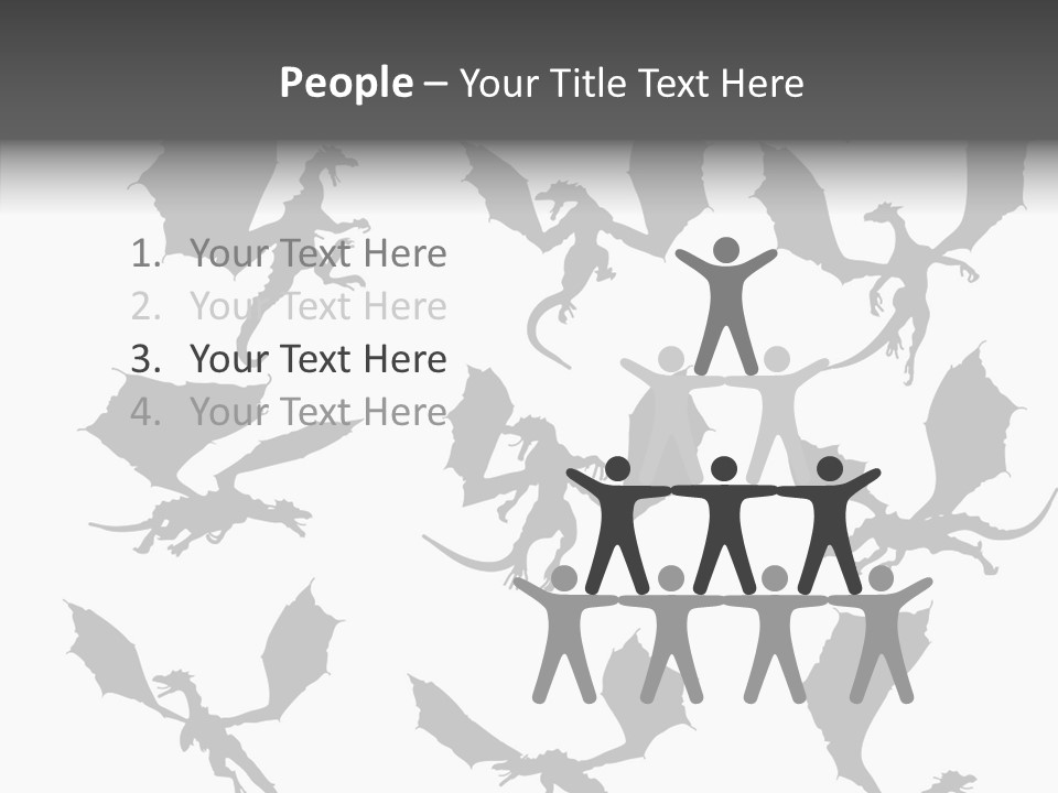 Human Writing Board PowerPoint Template