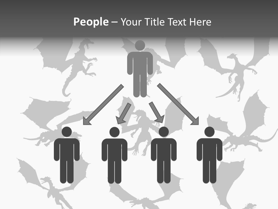 Human Writing Board PowerPoint Template