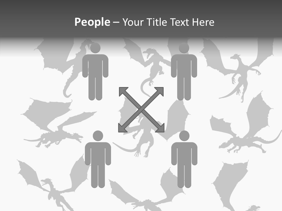 Human Writing Board PowerPoint Template