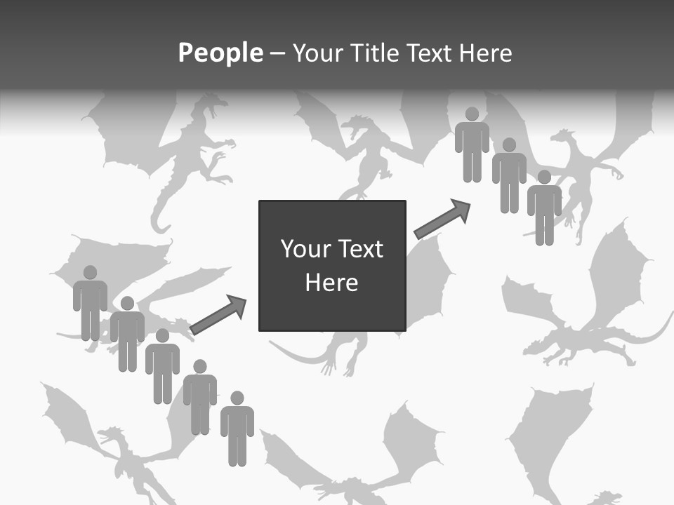 Human Writing Board PowerPoint Template