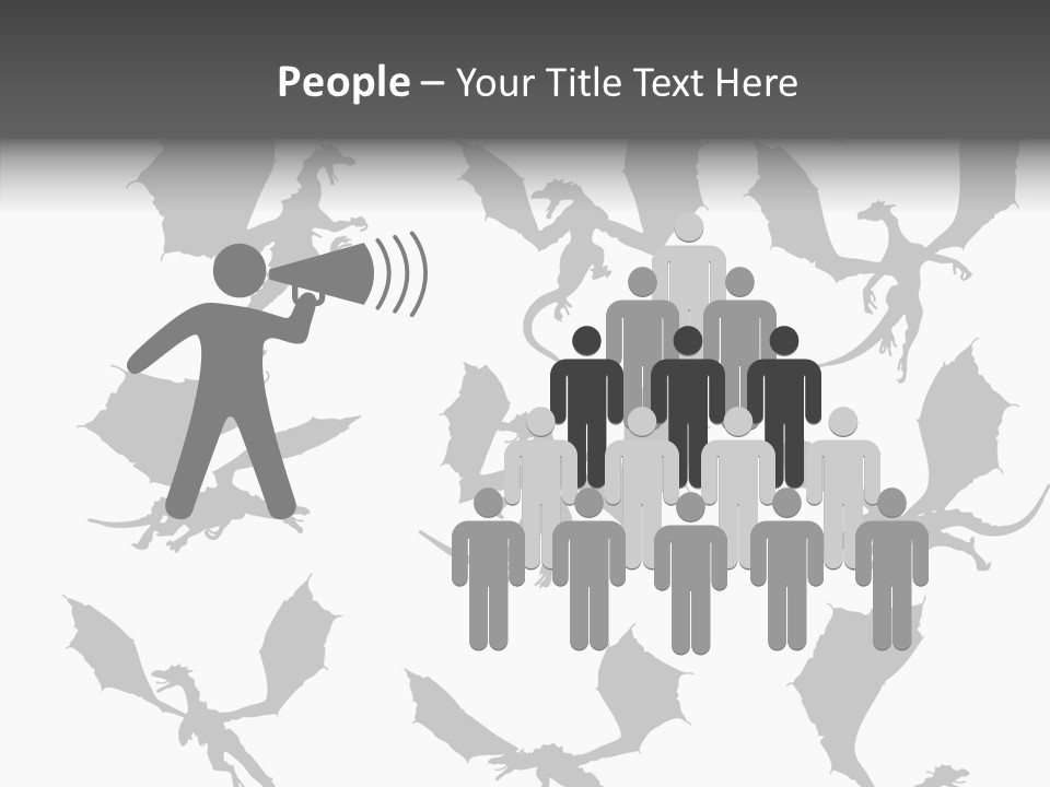 Human Writing Board PowerPoint Template