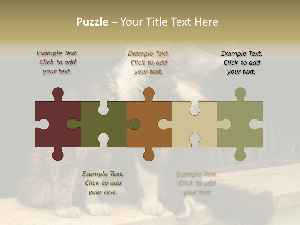 Cuddly Domestic Sick PowerPoint Template