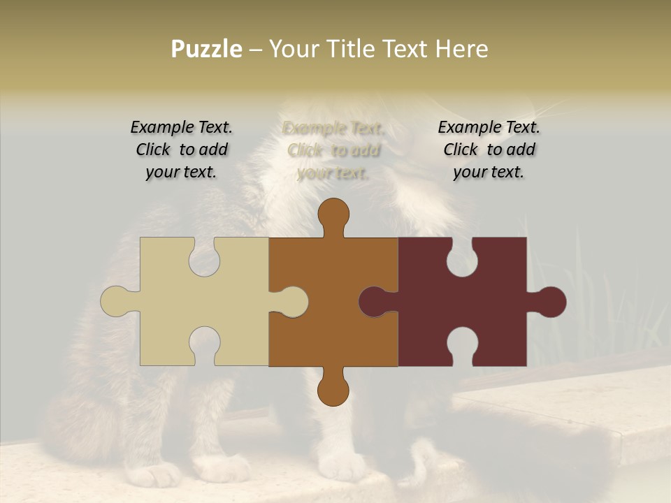 Cuddly Domestic Sick PowerPoint Template