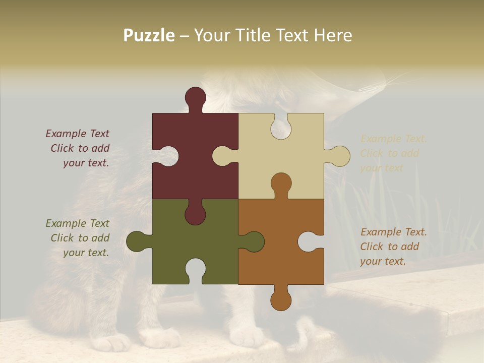 Cuddly Domestic Sick PowerPoint Template