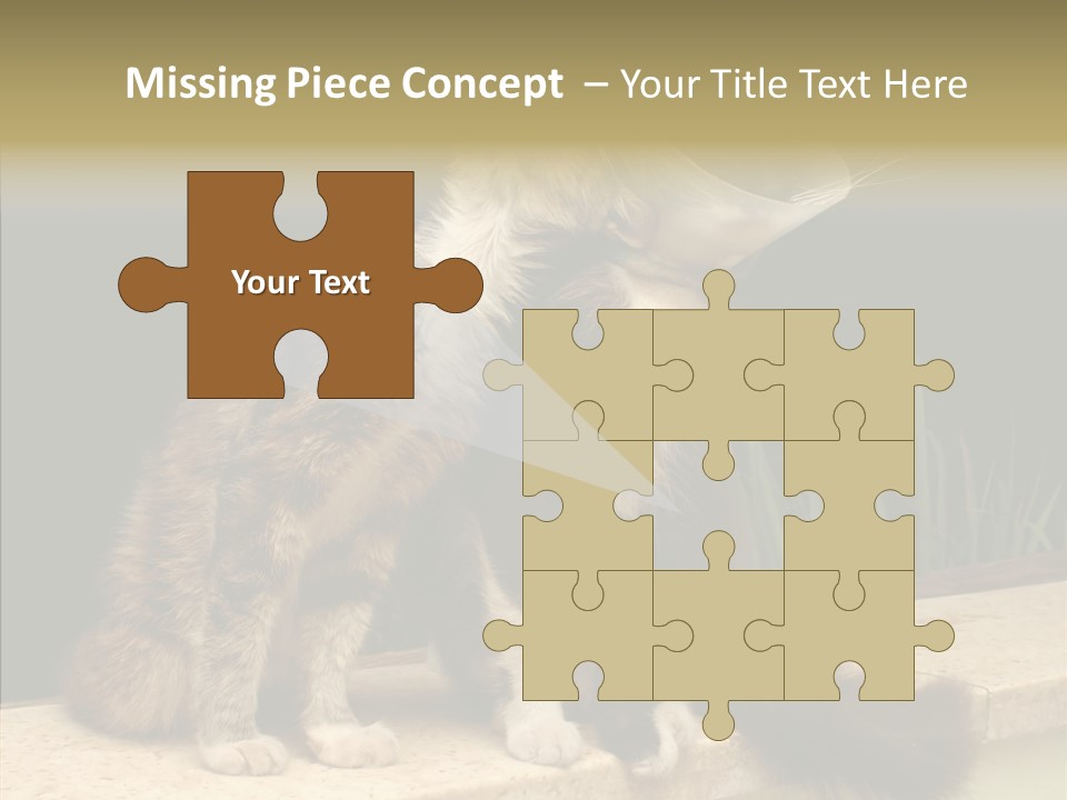 Cuddly Domestic Sick PowerPoint Template