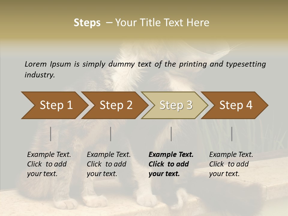 Cuddly Domestic Sick PowerPoint Template