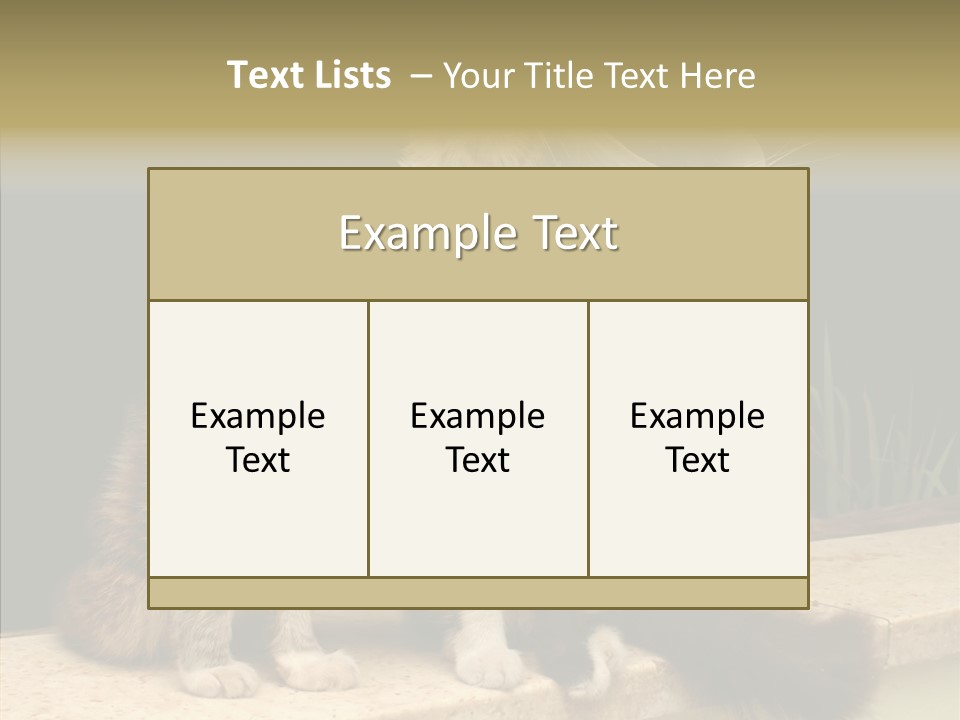 Cuddly Domestic Sick PowerPoint Template