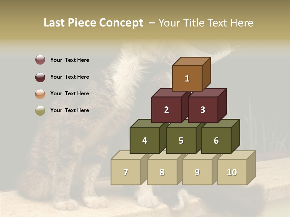 Cuddly Domestic Sick PowerPoint Template