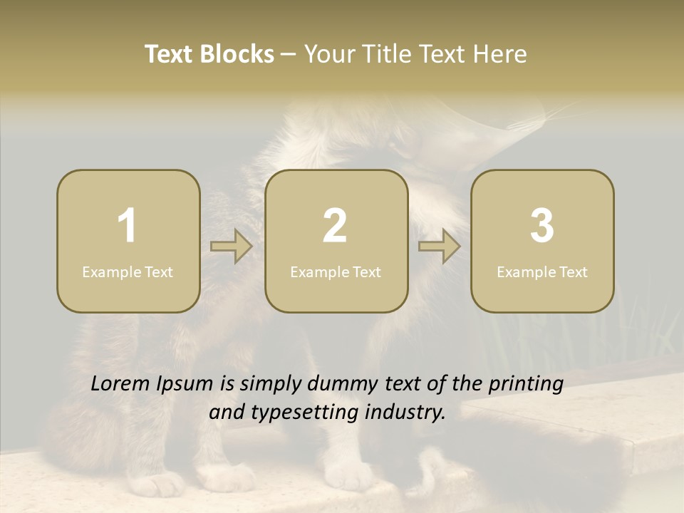 Cuddly Domestic Sick PowerPoint Template