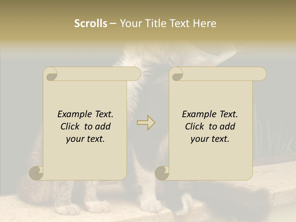 Cuddly Domestic Sick PowerPoint Template