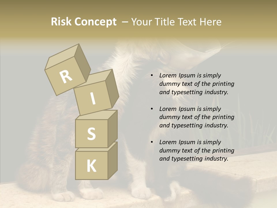 Cuddly Domestic Sick PowerPoint Template