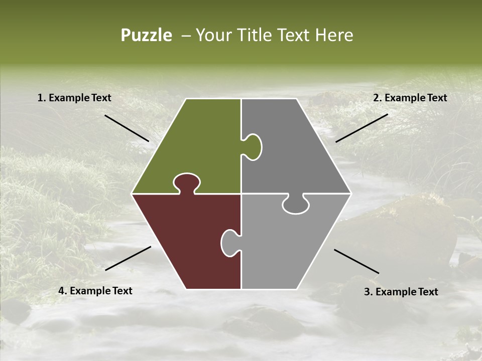 Grass Green Stones PowerPoint Template