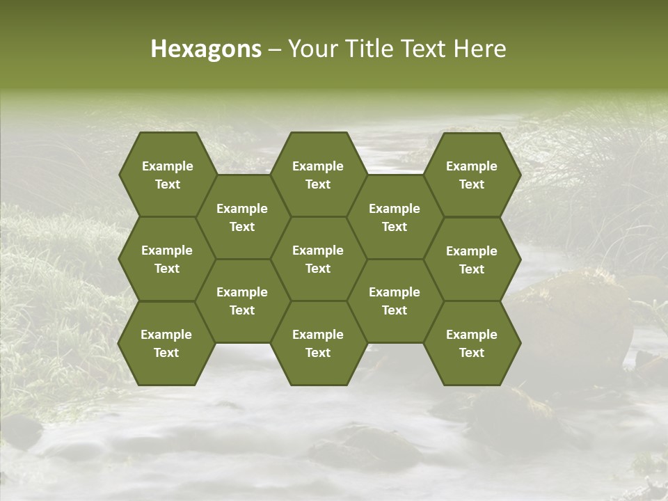 Grass Green Stones PowerPoint Template