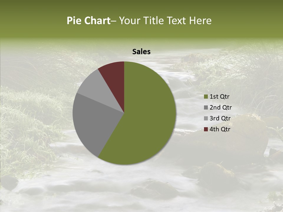 Grass Green Stones PowerPoint Template