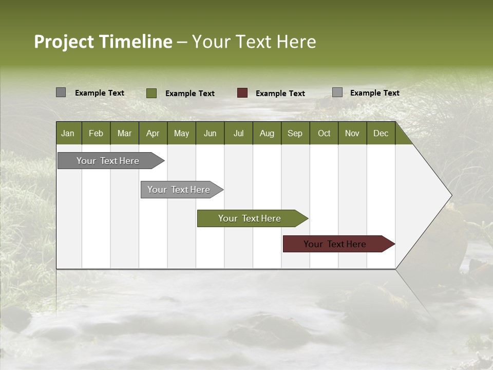 Grass Green Stones PowerPoint Template