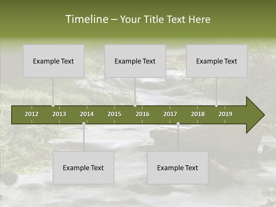 Grass Green Stones PowerPoint Template