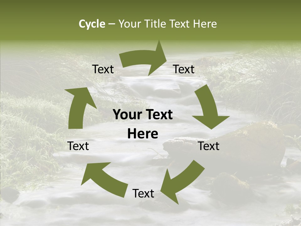 Grass Green Stones PowerPoint Template