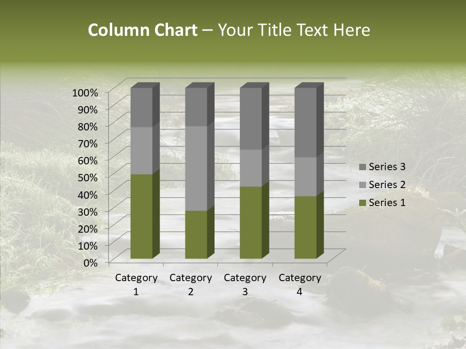 Grass Green Stones PowerPoint Template