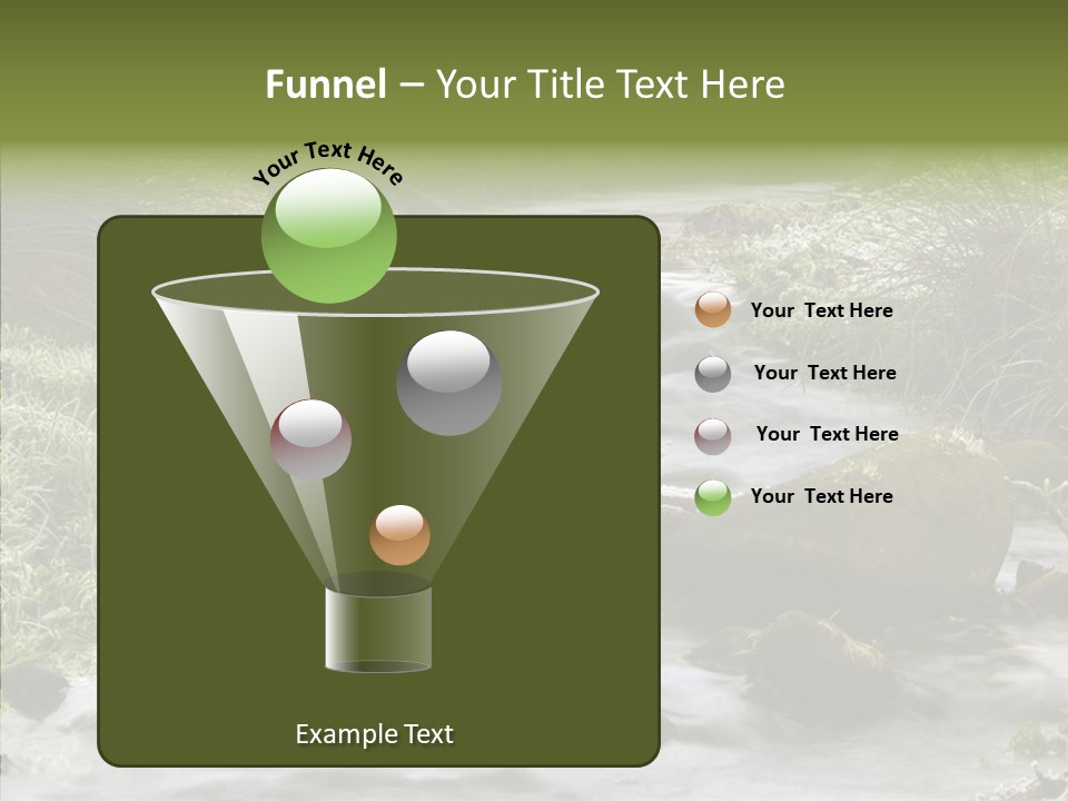 Grass Green Stones PowerPoint Template