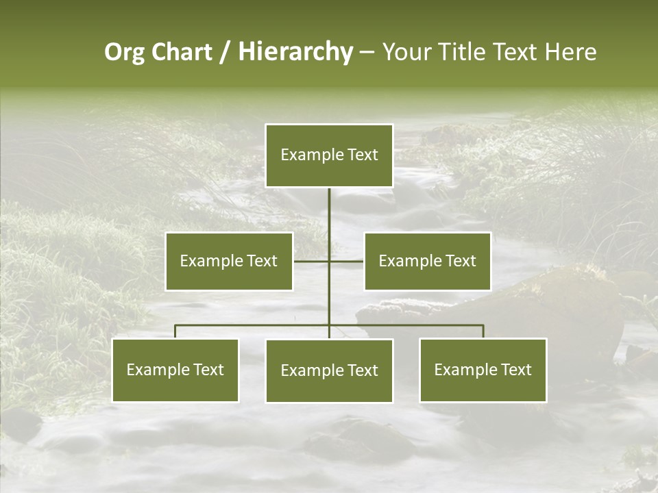 Grass Green Stones PowerPoint Template