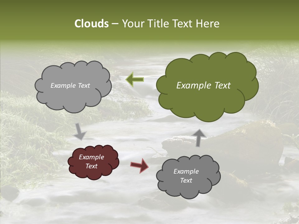 Grass Green Stones PowerPoint Template