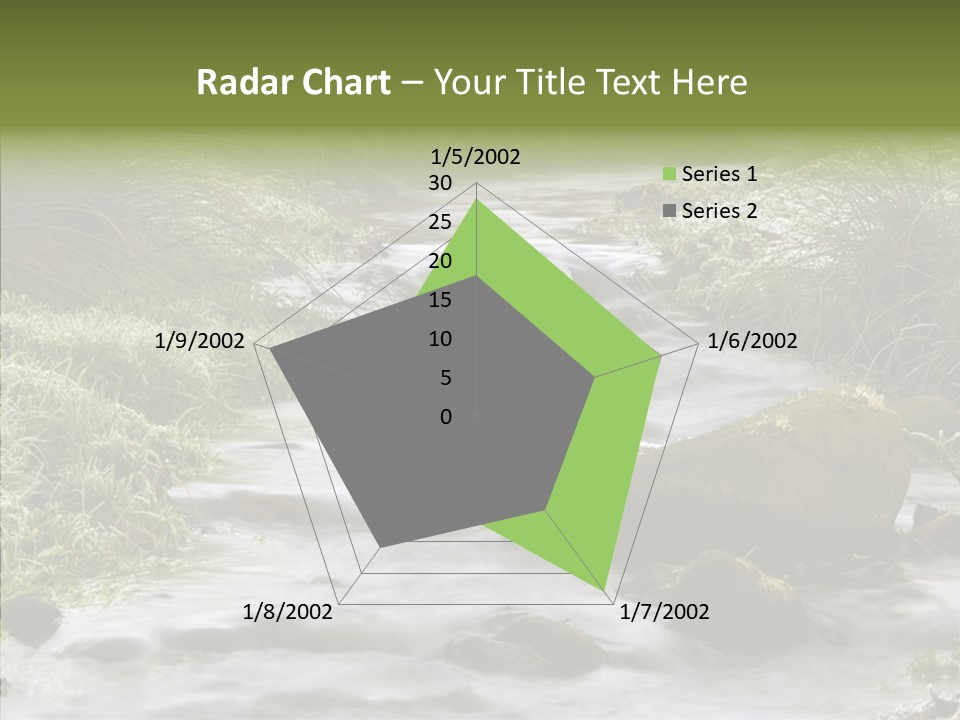 Grass Green Stones PowerPoint Template