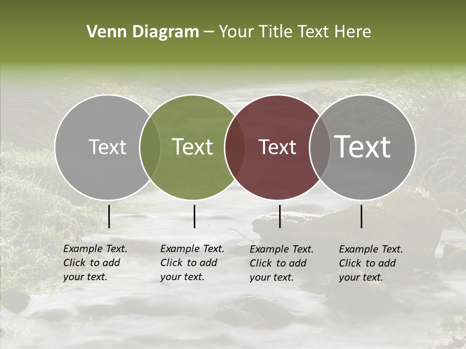 Grass Green Stones PowerPoint Template
