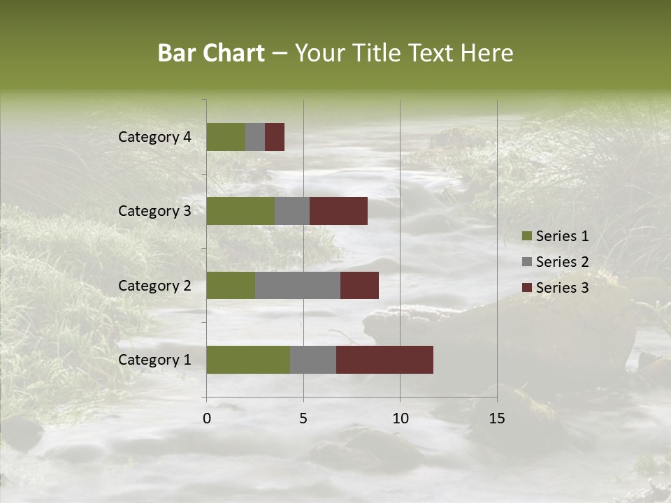 Grass Green Stones PowerPoint Template