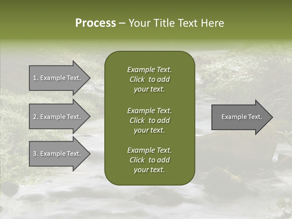 Grass Green Stones PowerPoint Template