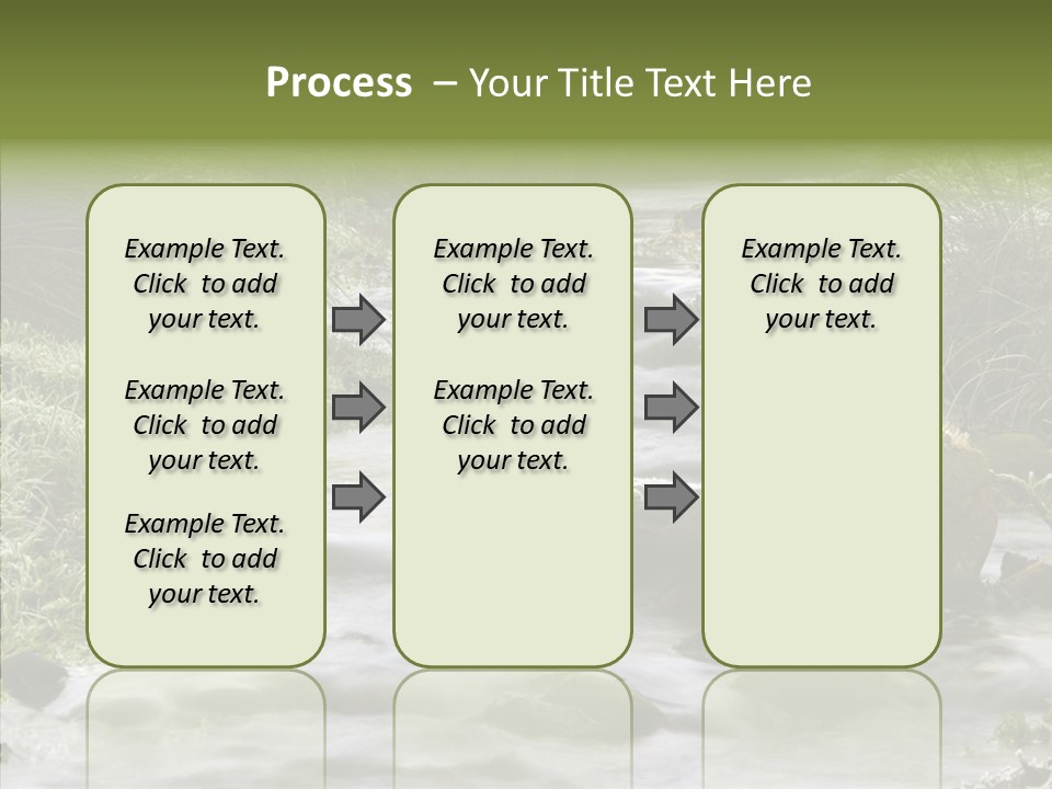 Grass Green Stones PowerPoint Template