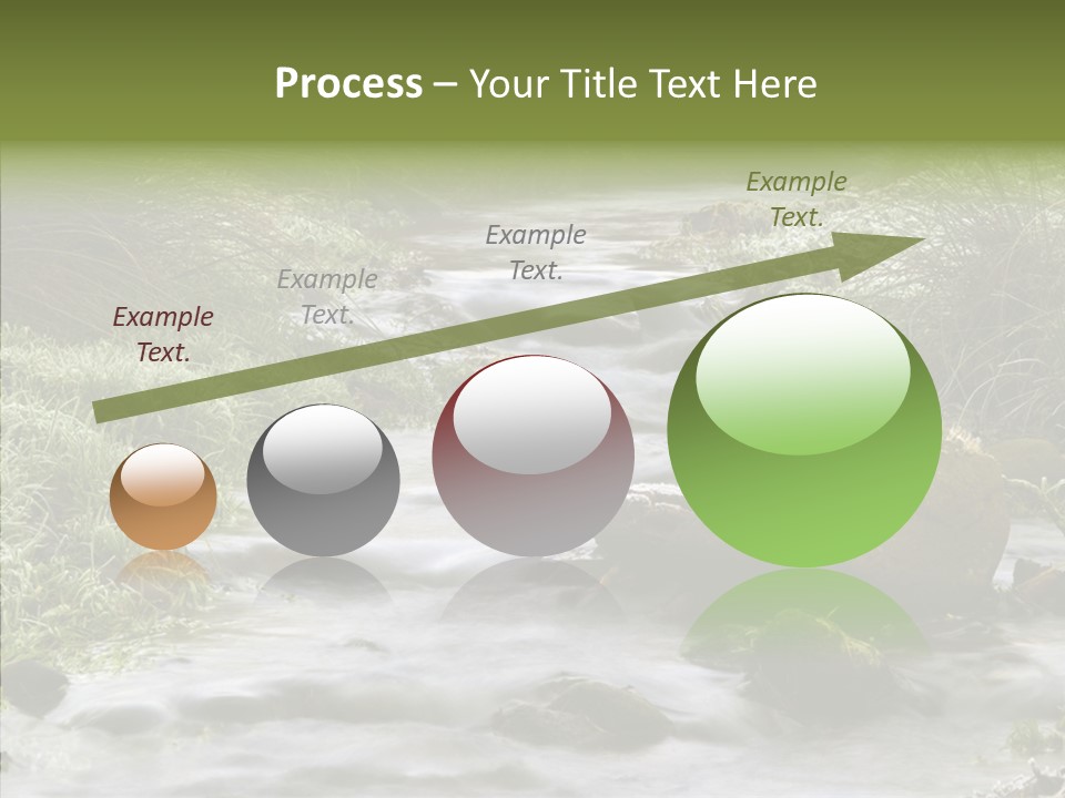 Grass Green Stones PowerPoint Template