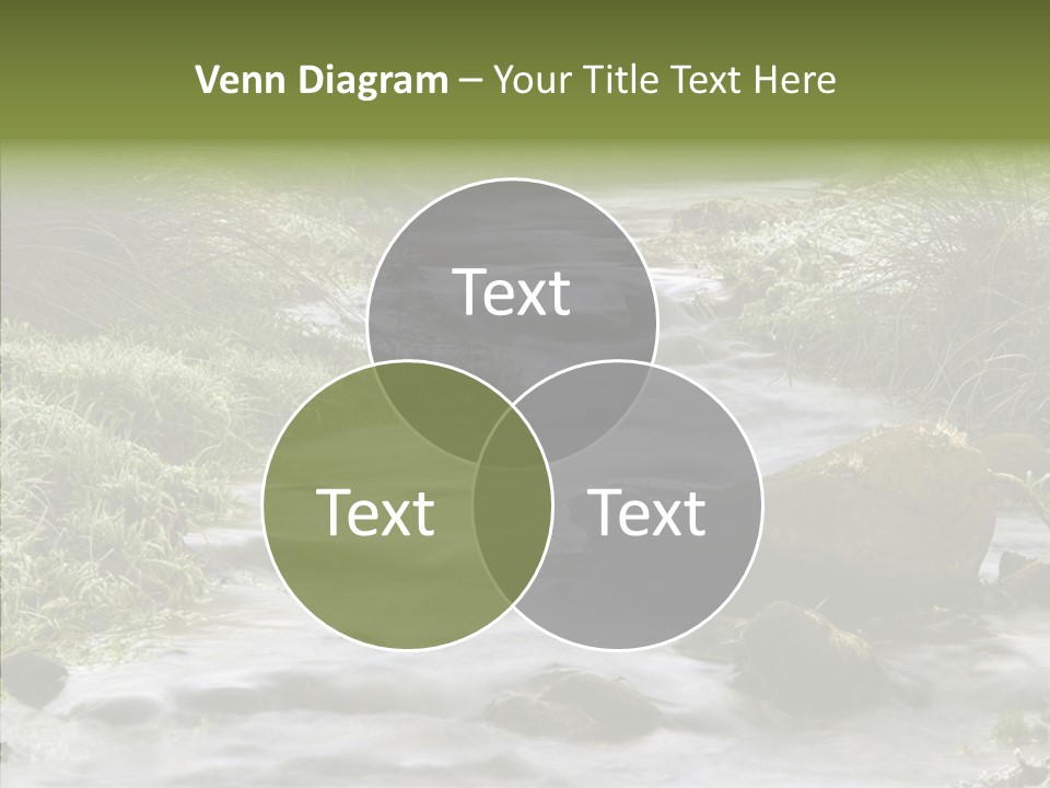 Grass Green Stones PowerPoint Template