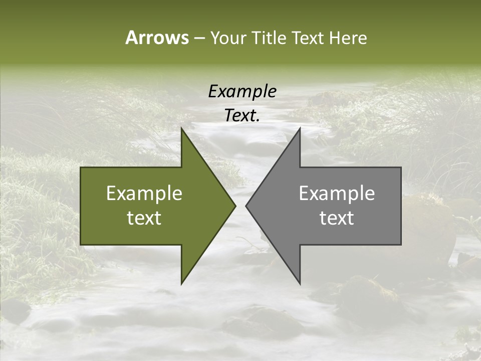 Grass Green Stones PowerPoint Template