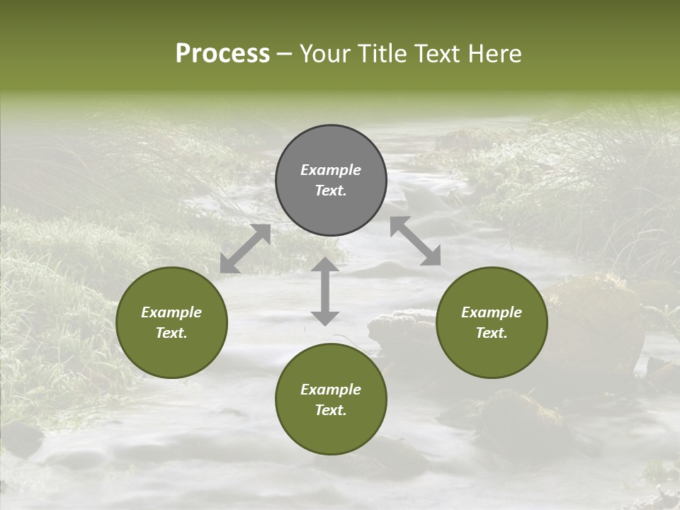 Grass Green Stones PowerPoint Template