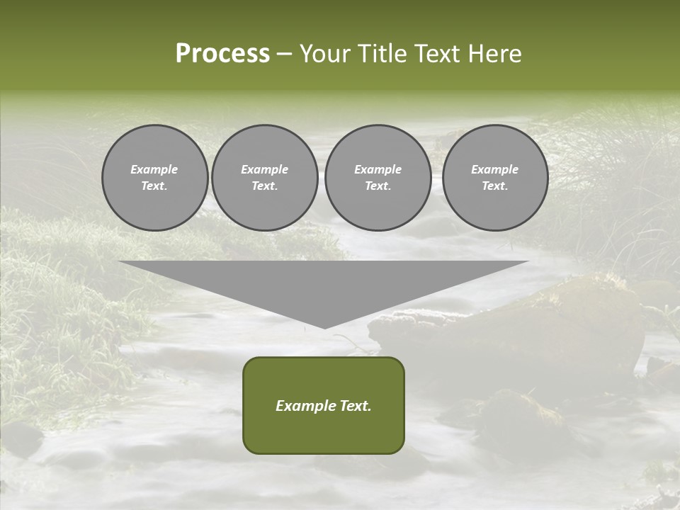 Grass Green Stones PowerPoint Template
