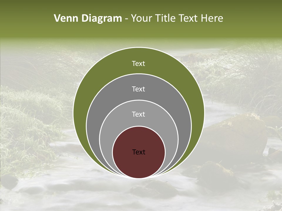 Grass Green Stones PowerPoint Template
