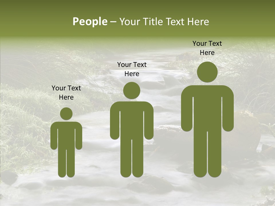 Grass Green Stones PowerPoint Template