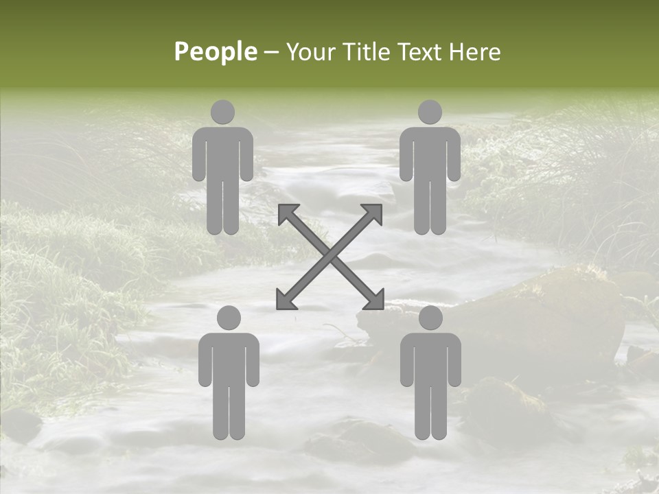 Grass Green Stones PowerPoint Template