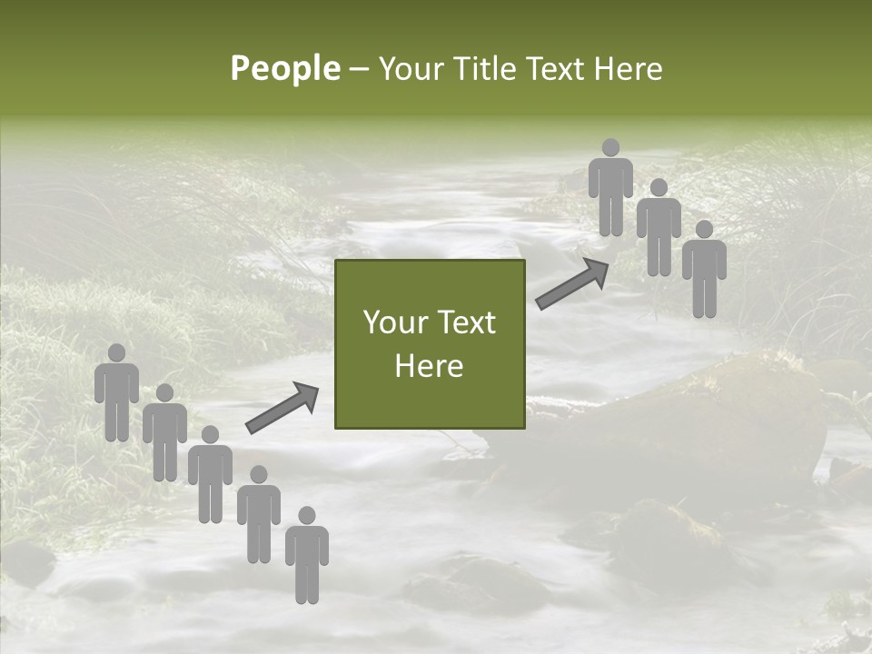 Grass Green Stones PowerPoint Template