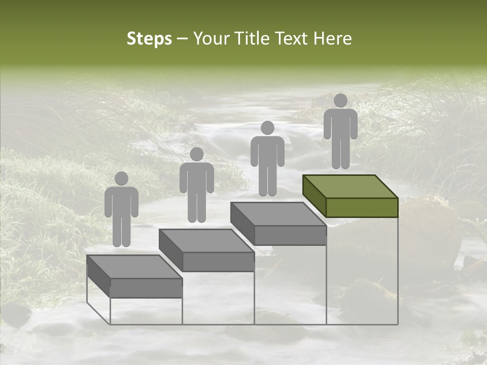 Grass Green Stones PowerPoint Template