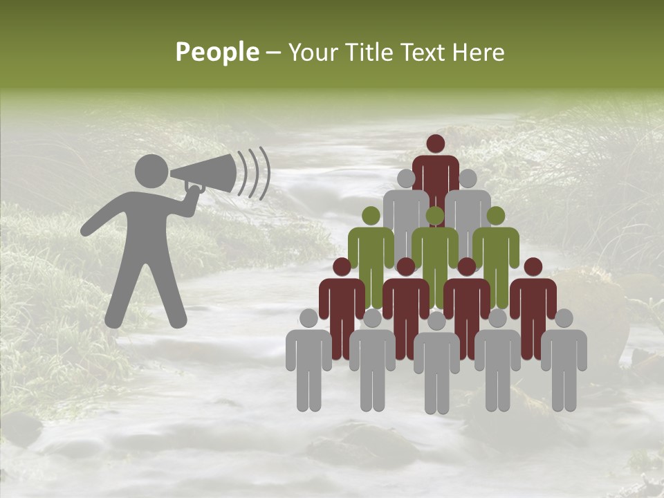 Grass Green Stones PowerPoint Template