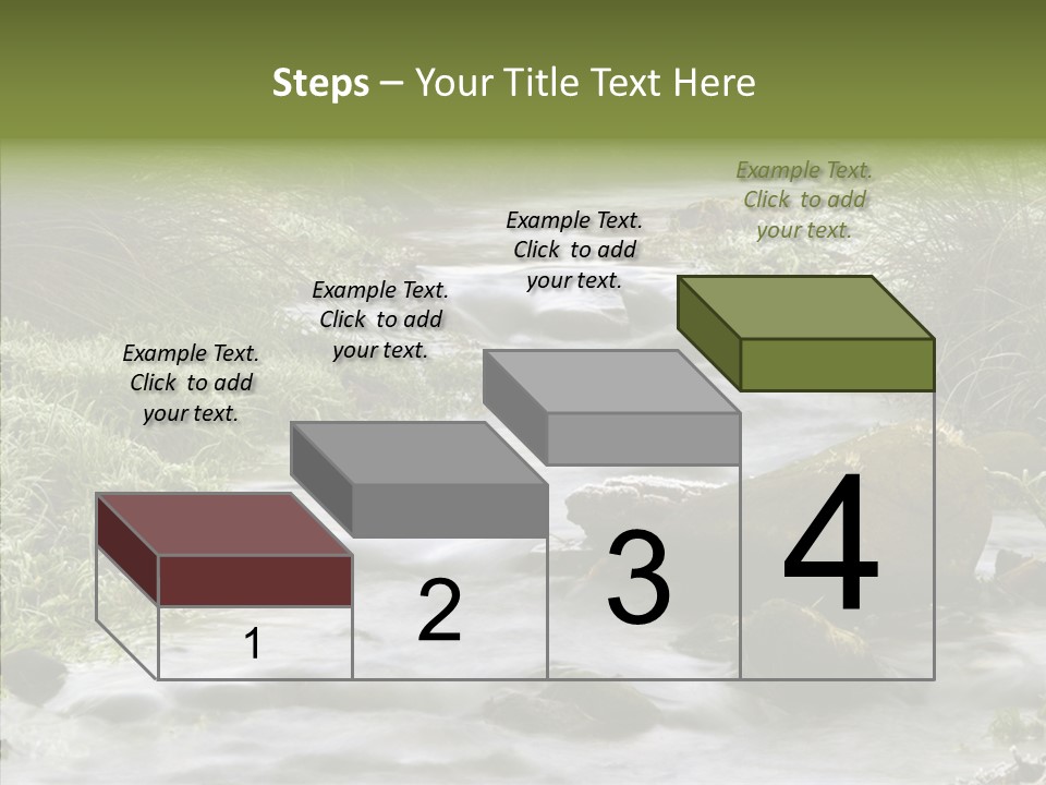 Grass Green Stones PowerPoint Template