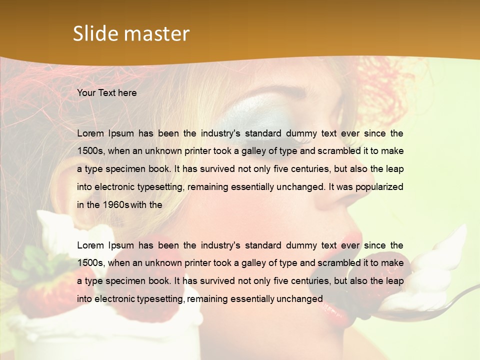 Fruit Berry Smile PowerPoint Template