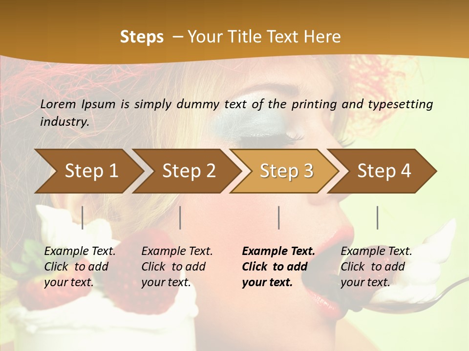 Fruit Berry Smile PowerPoint Template