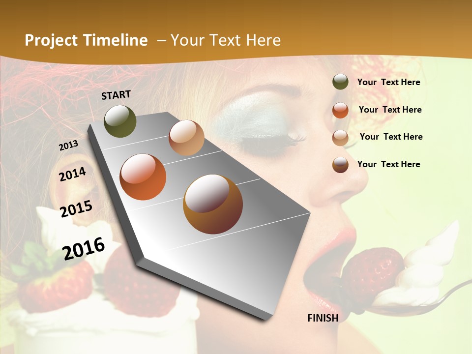 Fruit Berry Smile PowerPoint Template