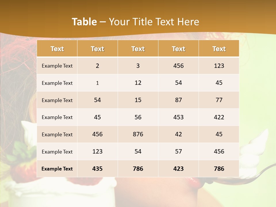 Fruit Berry Smile PowerPoint Template