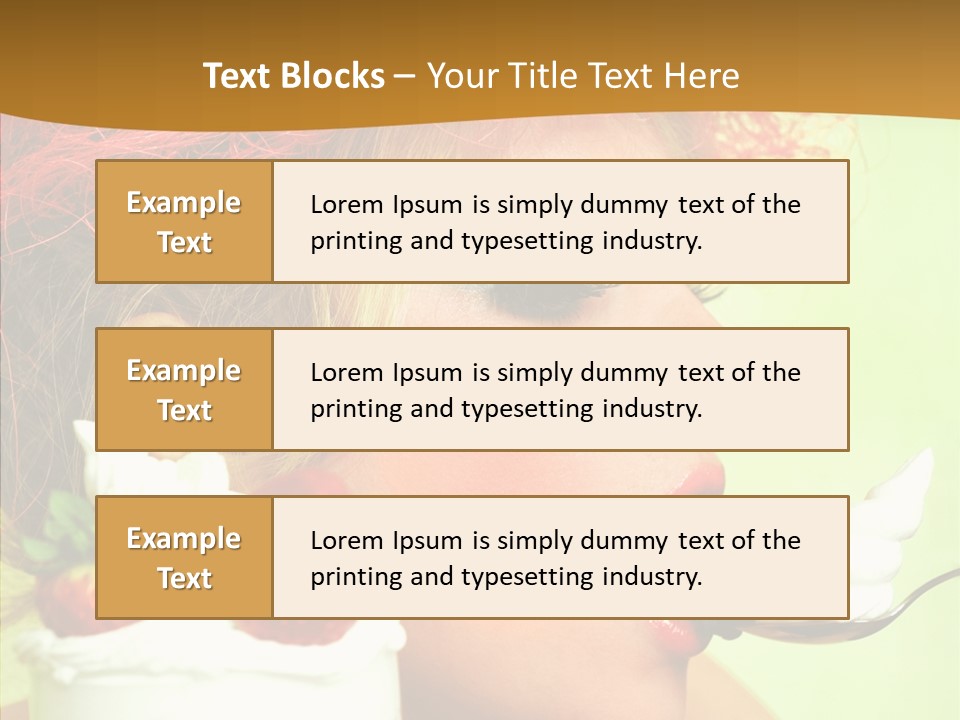 Fruit Berry Smile PowerPoint Template