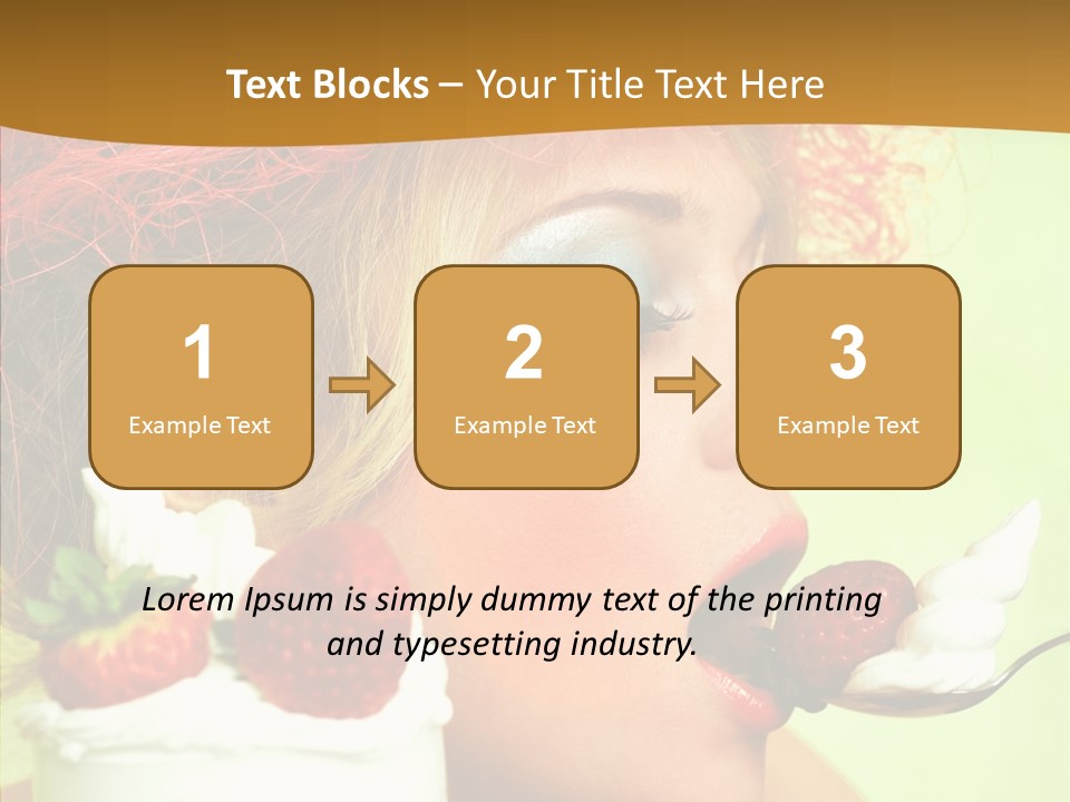 Fruit Berry Smile PowerPoint Template